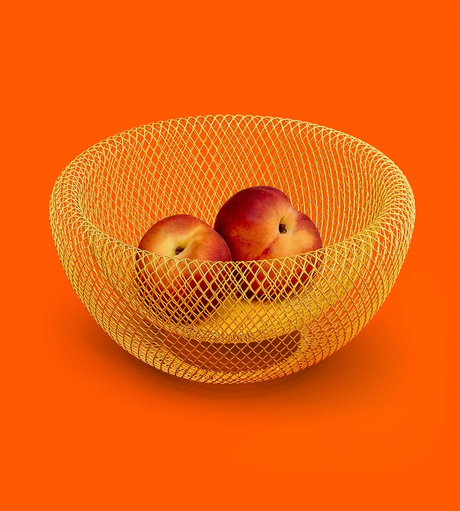 Moma | Wire Mesh Bowl | Yellow