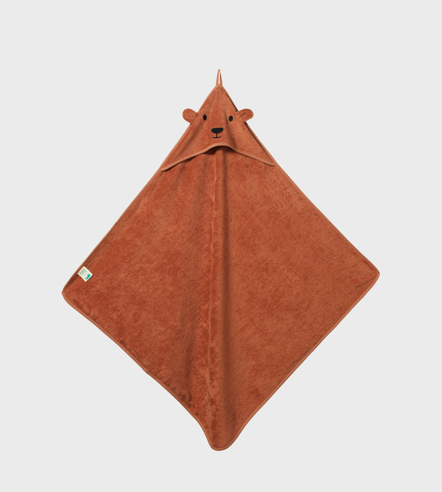 Nature Baby | Bear Hooded Towel | Hazelnut