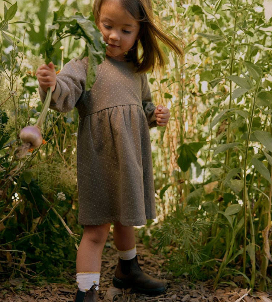 Nature Baby Ines Dress Seed Mini Dot Print