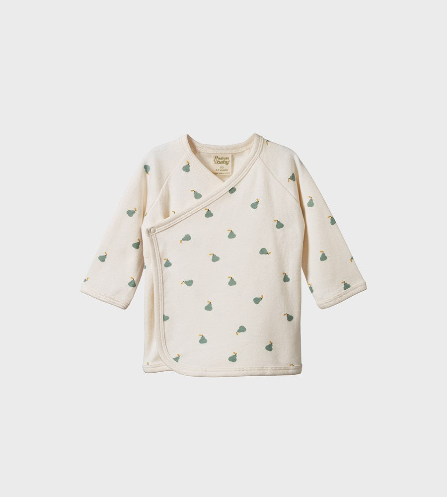 Nature Baby Kimono Jacket Petite Pear Print