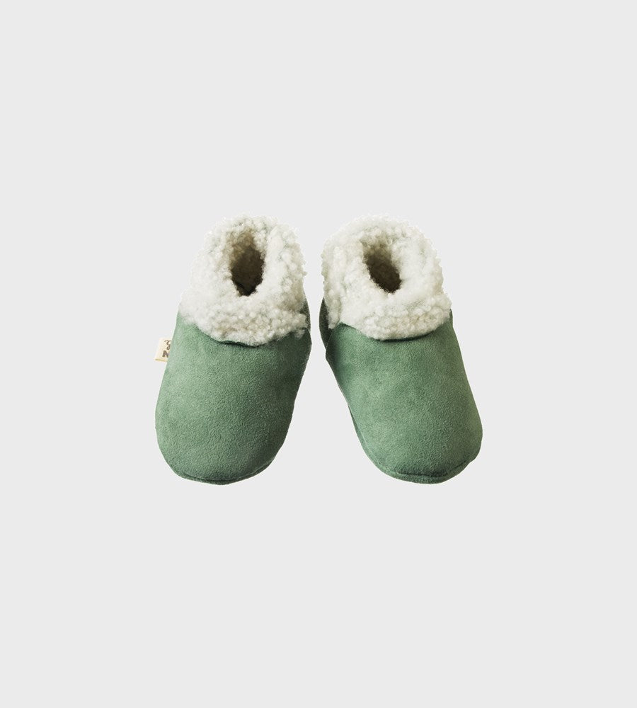 Nature Baby | Lambskin Booties | Lily Pad
