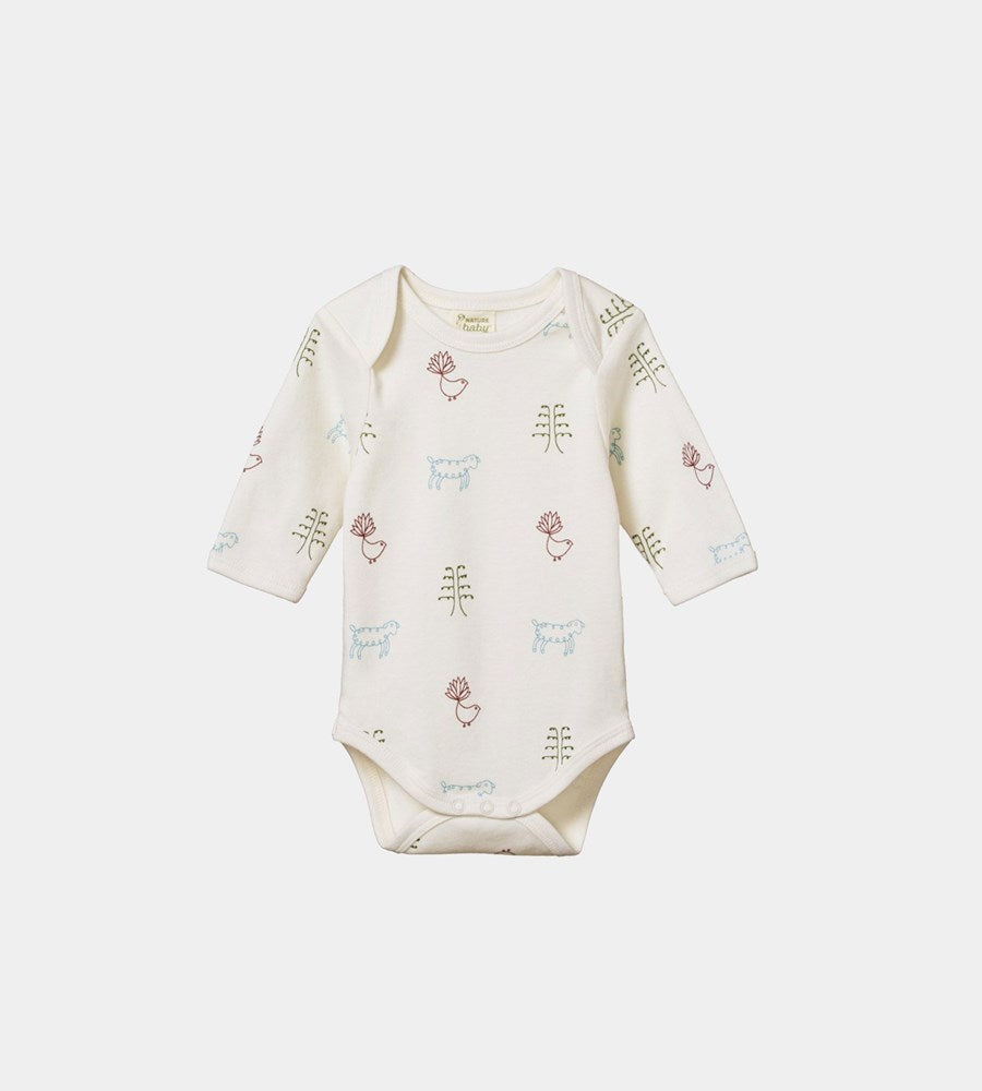 Nature Baby | Long Sleeve Bodysuit | Nature Baby Print
