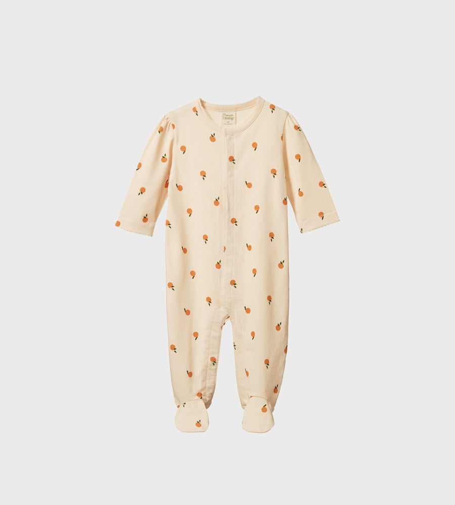 Nature Baby | Lucy Suit | Tiny Orange Blossom Print