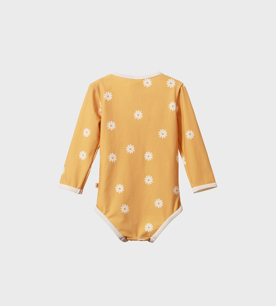 Nature Baby | One Piece Bathing Swimsuit | Chamomile Sunshine Print