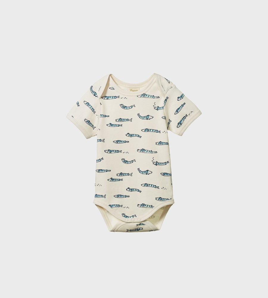 Nature Baby | Short Sleeve Bodysuit | South Seas Print
