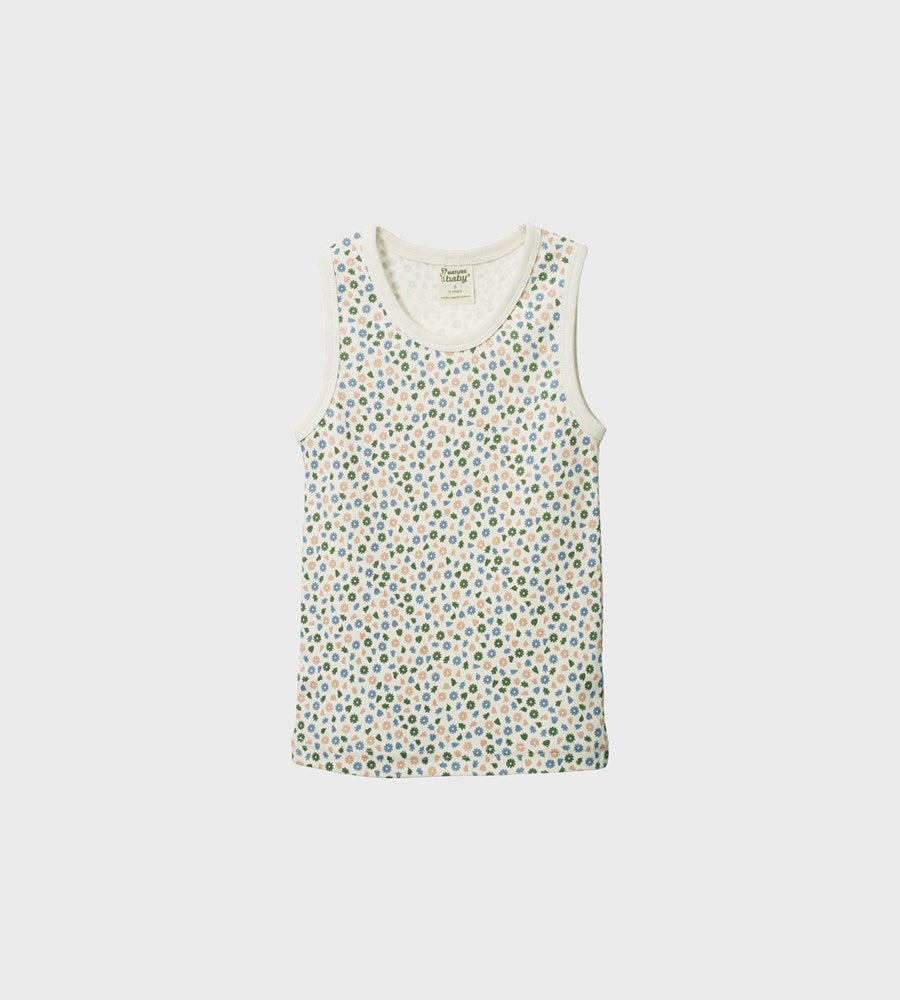 Nature Baby | Singlet | Chamomile Blooms Print