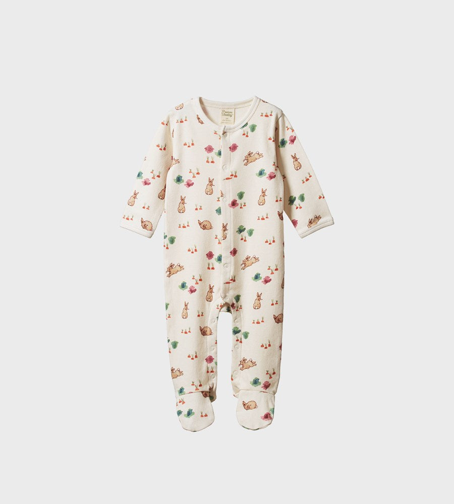 Nature Baby Stretch & Grow Country Bunny Print