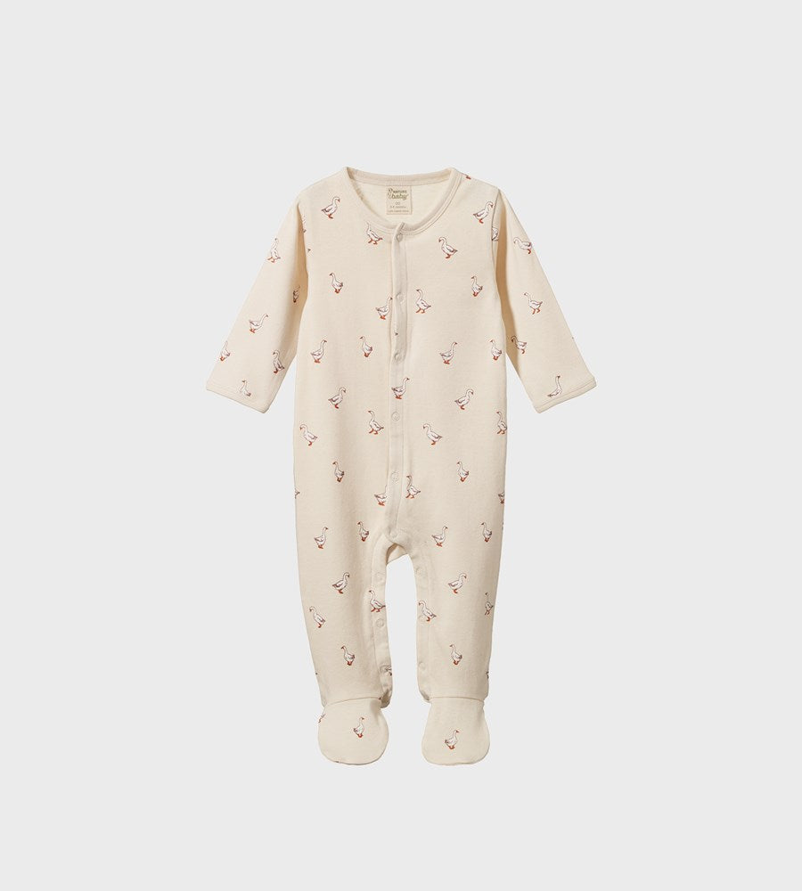 Nature Baby Stretch & Grow Goosey Print