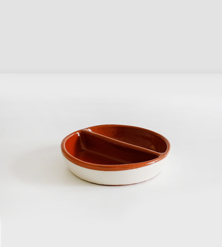 Catalonian Terracotta | Olive Dish  Creme