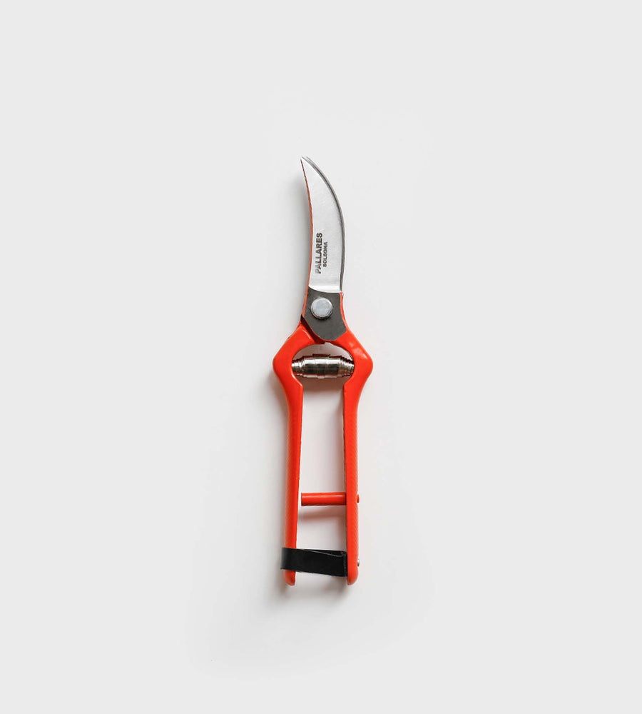 Pallares | Pruning Shears | Vintage Scissor Curve Style | Carbon Steel