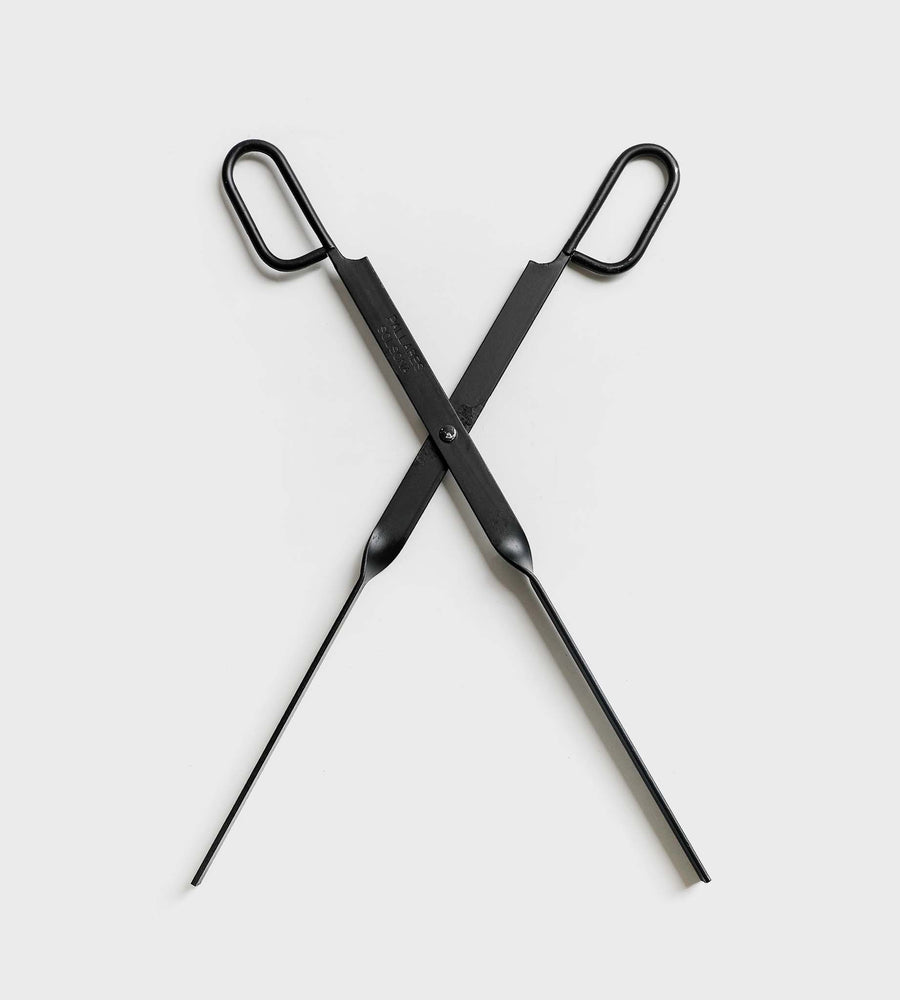 Pallares | Hand Forged Firewood Tongs | 48cm