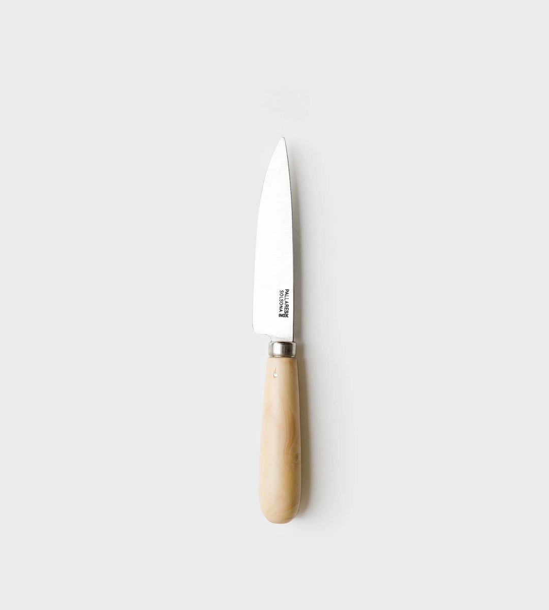 Pallares | Kitchen Knife | Boxwood | 12cm Carbon Steel Blade