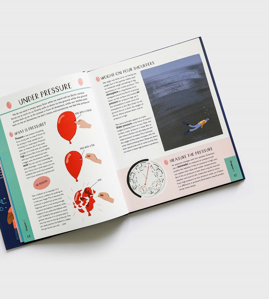 Physics for Curious Kids: An Illustrated Introduction to Energy, Matter, Forces, and Our Universe! | by Laura Baker, Illustrated by Alex Foster