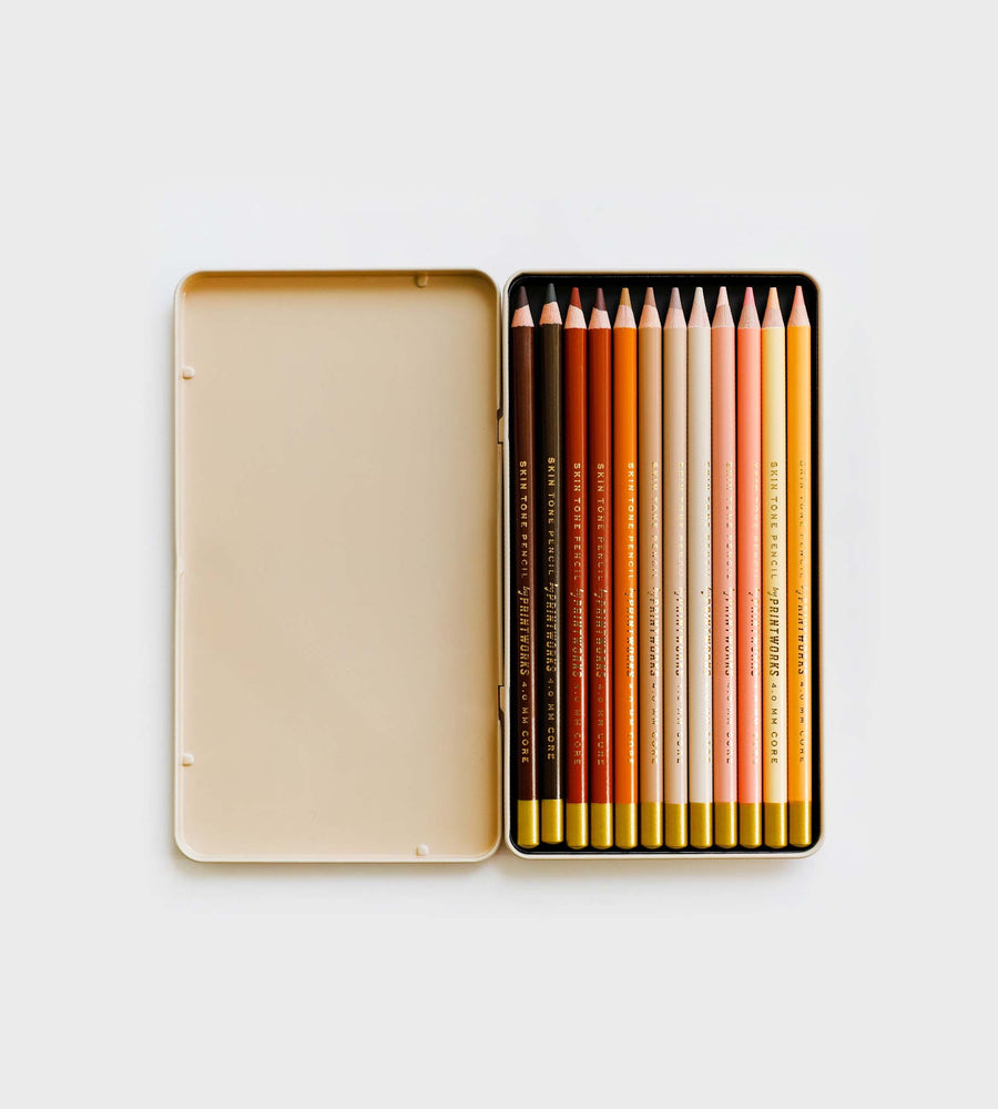 Printworks 12 Coloured Pencils - Metallic - Interismo Online Shop Global