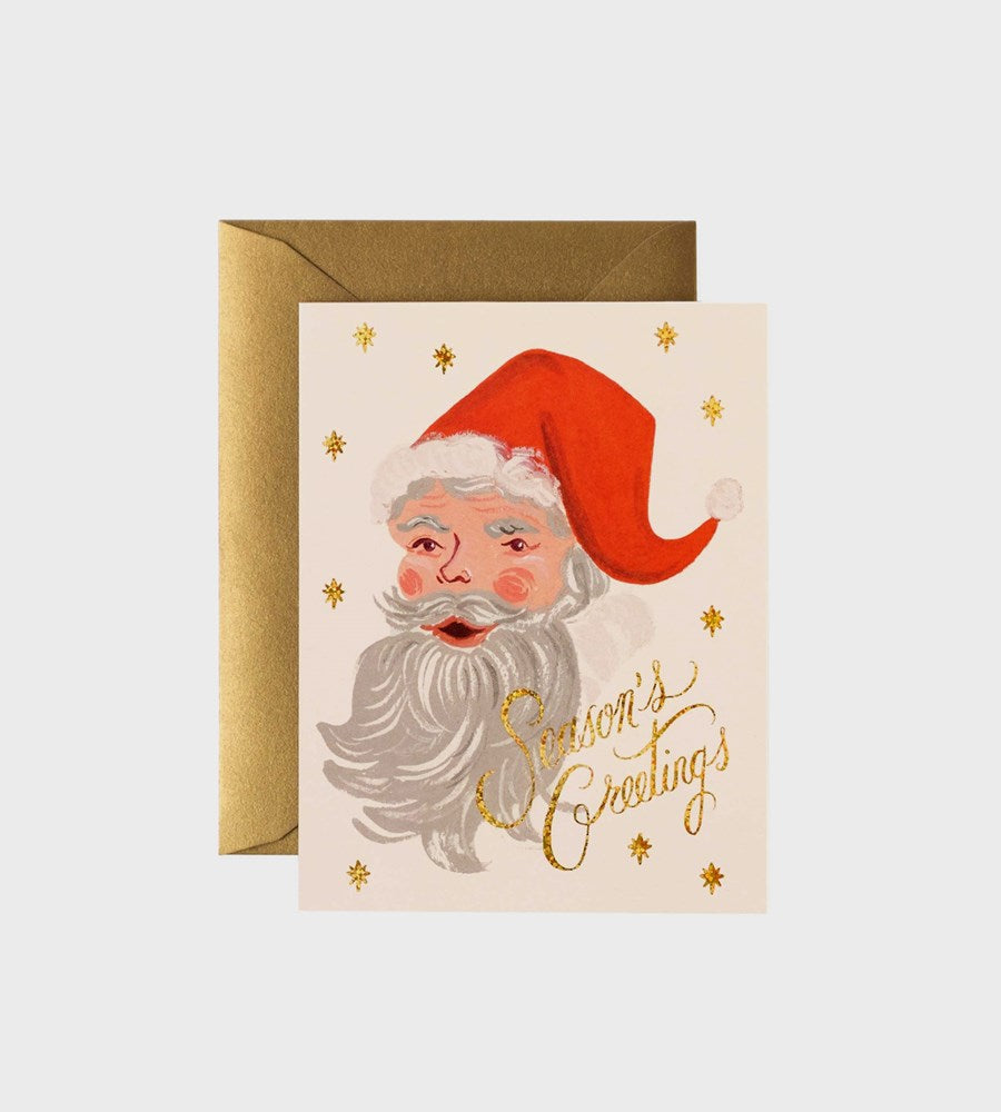RIFLE PAPER CO | SINGLE CARD | GREETINGS FROM SANTA