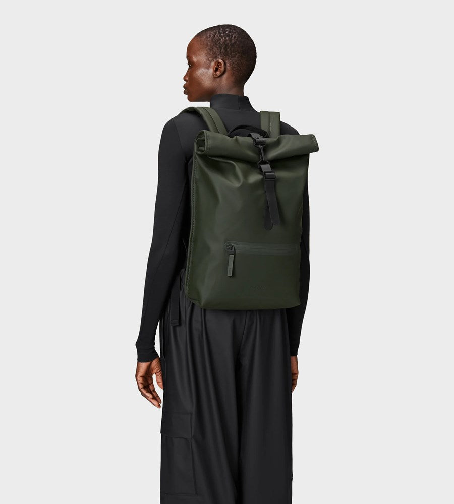 Rains | Rolltop Rucksack | Green