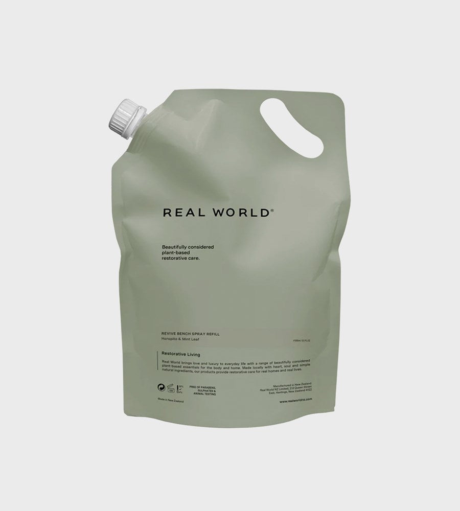 Real World | Bench Spray | Horopito & Mint Leaf | Refill