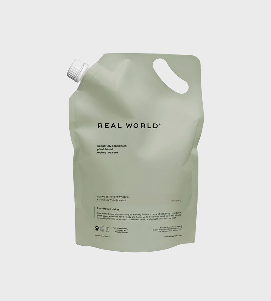 Real World | Bench Spray | Koromiko & White Grapefruit | Refill