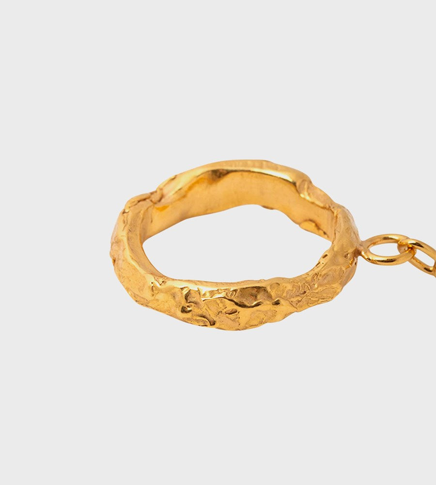 Released From Love | Oversized Fob Bracelet | Gold Vermeil
