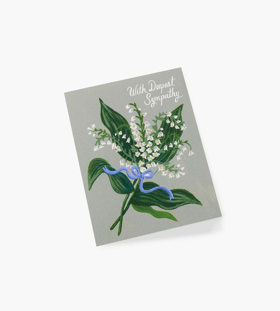 Rifle Paper Co | Single Card | Lily of the Valley Sympathy