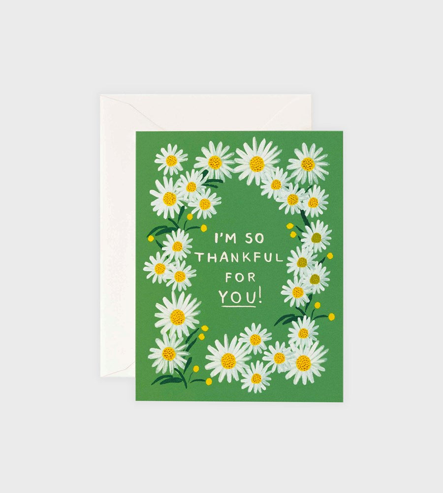 Rifle Paper Co. | Daisies Thankful for You Card