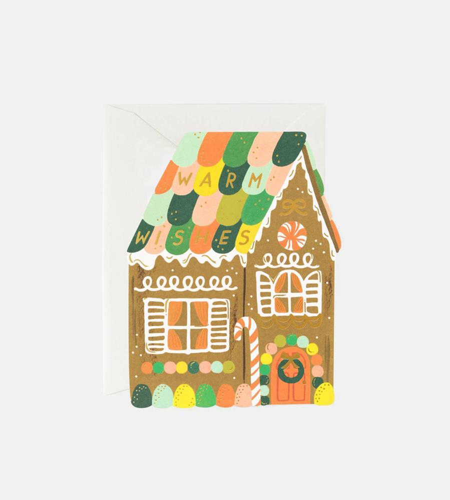Rifle Paper Co. | Gingerbread House Card