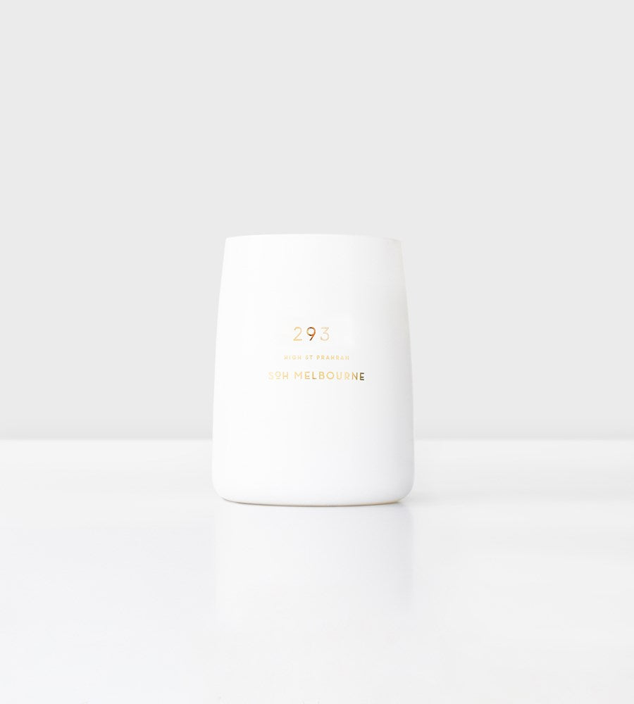 Scent of Home | Candle | 293 High Street Prahan | White Matte
