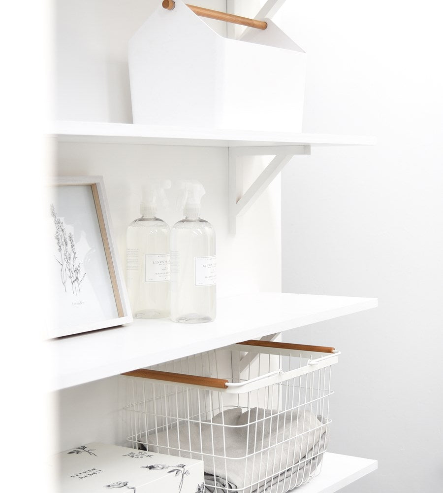 Father Rabbit Goods | Single Shelf Bracket | White
