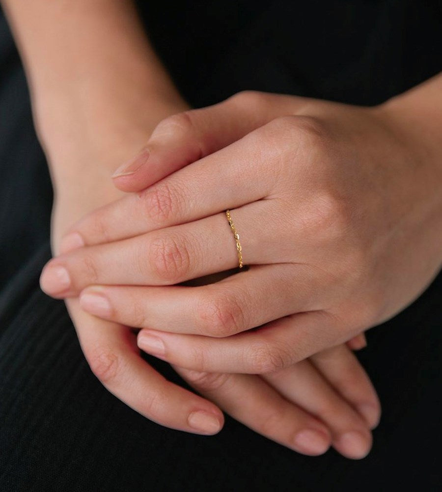Sophie | Chain Ring | Gold