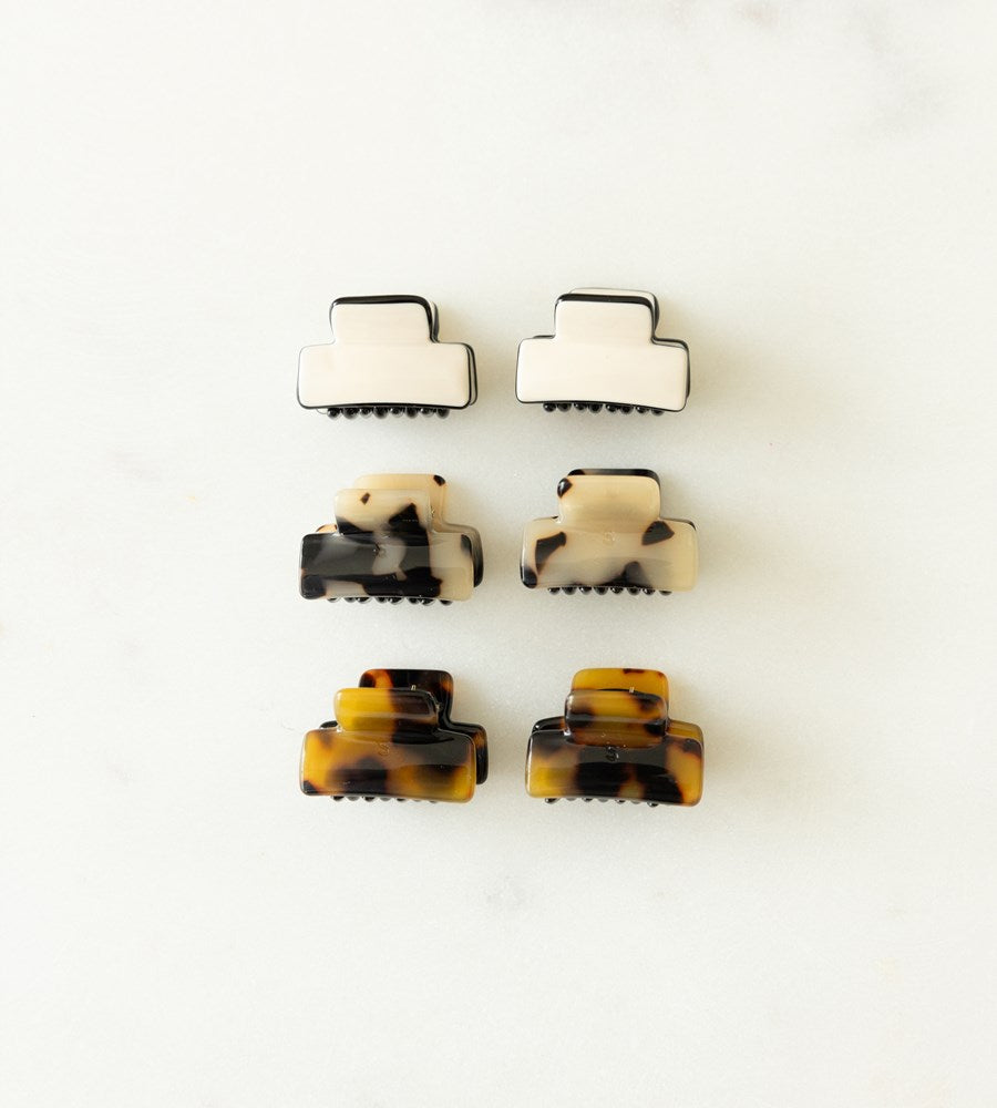 Sophie | Claw Clips Mini (set of two) | Light Tort