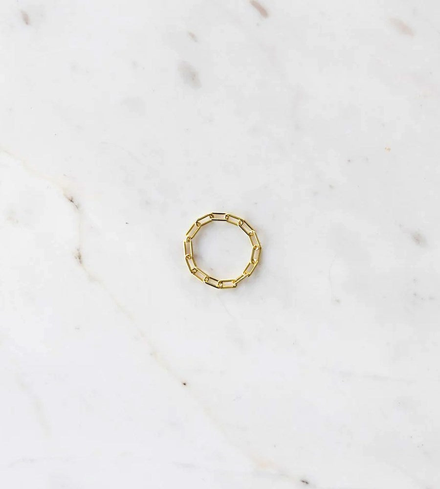 Sophie | Mini Link Ring | Gold