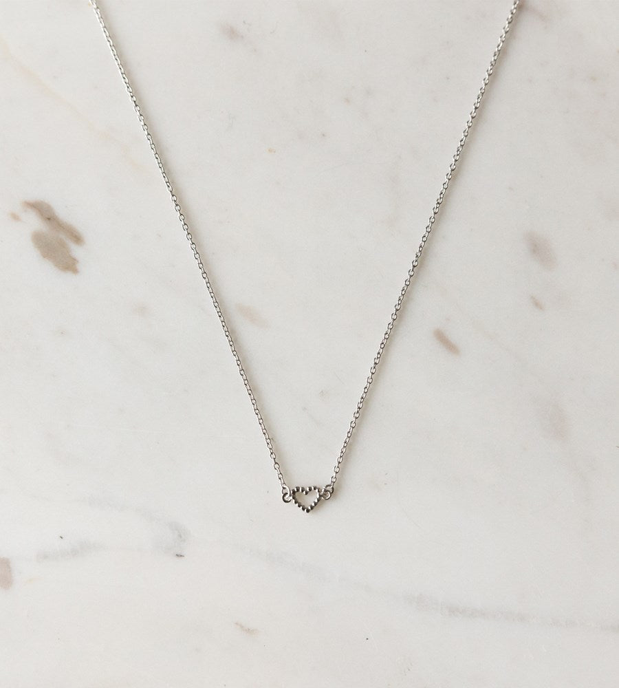 Sophie | Sophie Dotty Love Necklace | Silver