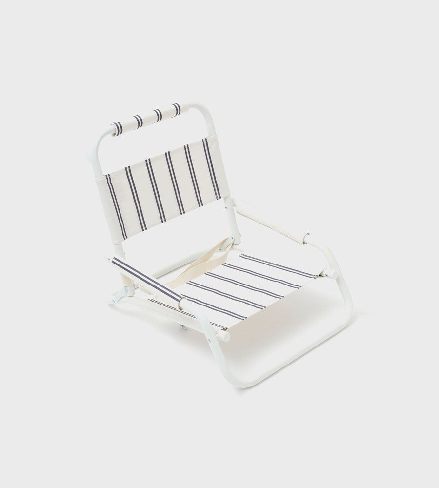 SunnyLife | Beach Chair | Charcoal Stripe