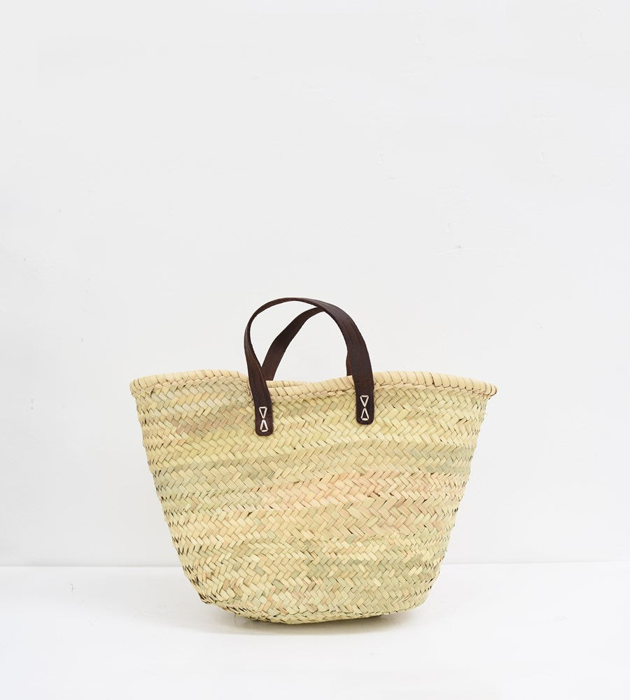 The Marseillais | French Market Basket with Flat Handle | Medium