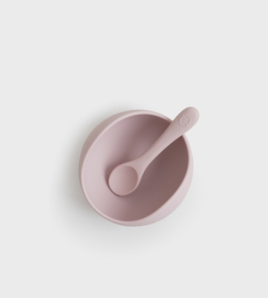 Tiny Table Co. | Suction Bowl and Spoon Set | Petal