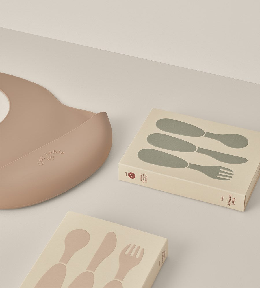 Tiny Table Co. | First Cutlery Set | Olive