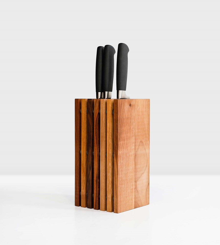 Walnut Knife Block