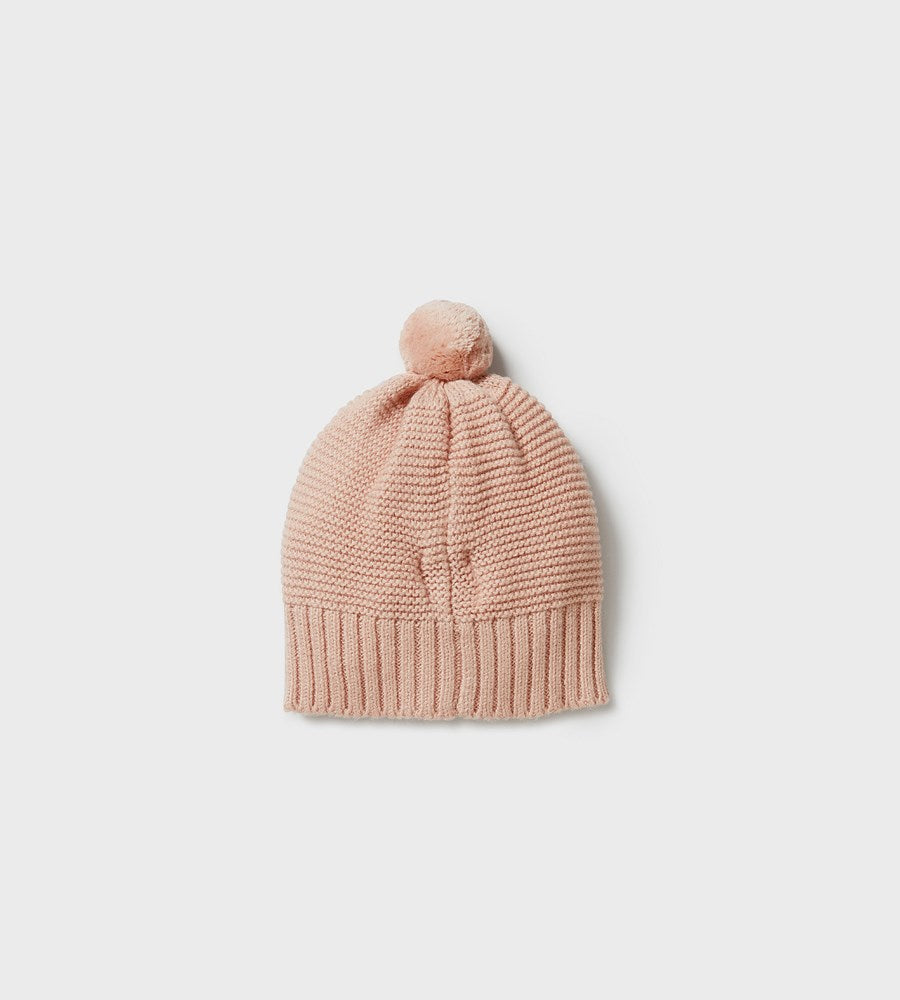 Wilson & Frenchy | Knitted Cable Hat | Rose