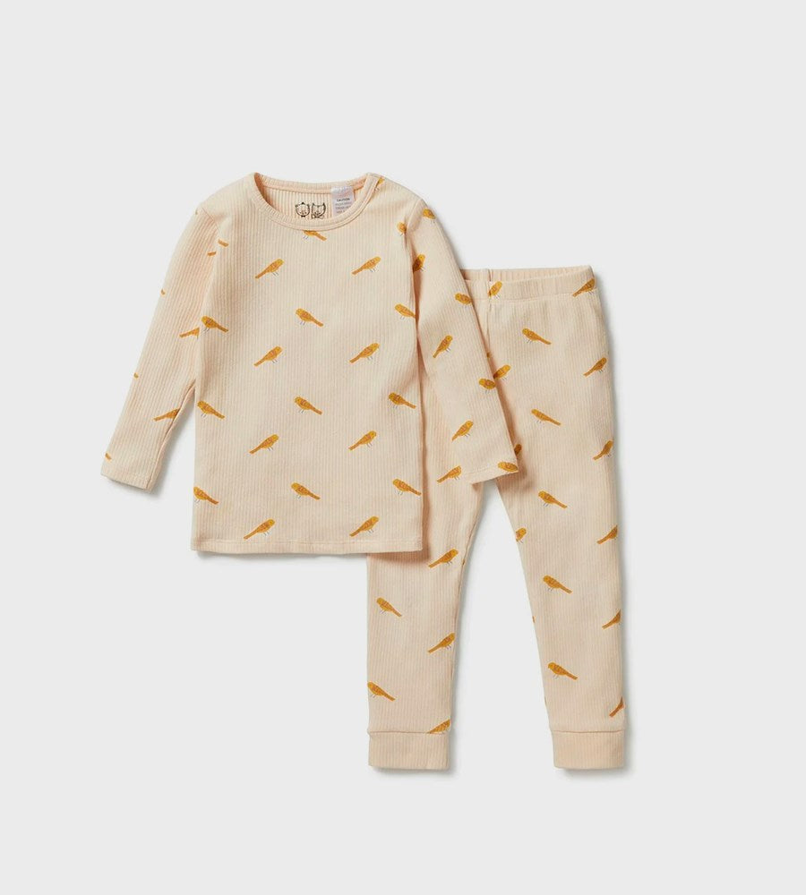 Wilson & Frenchy | Organic Long Sleeve Pyjamas | Tweet Tweet