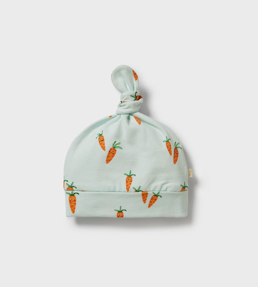 Wilson & Frenchy Cute Carrots Organic Knot Hat