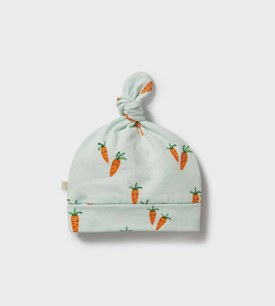 Wilson & Frenchy Cute Carrots Organic Knot Hat