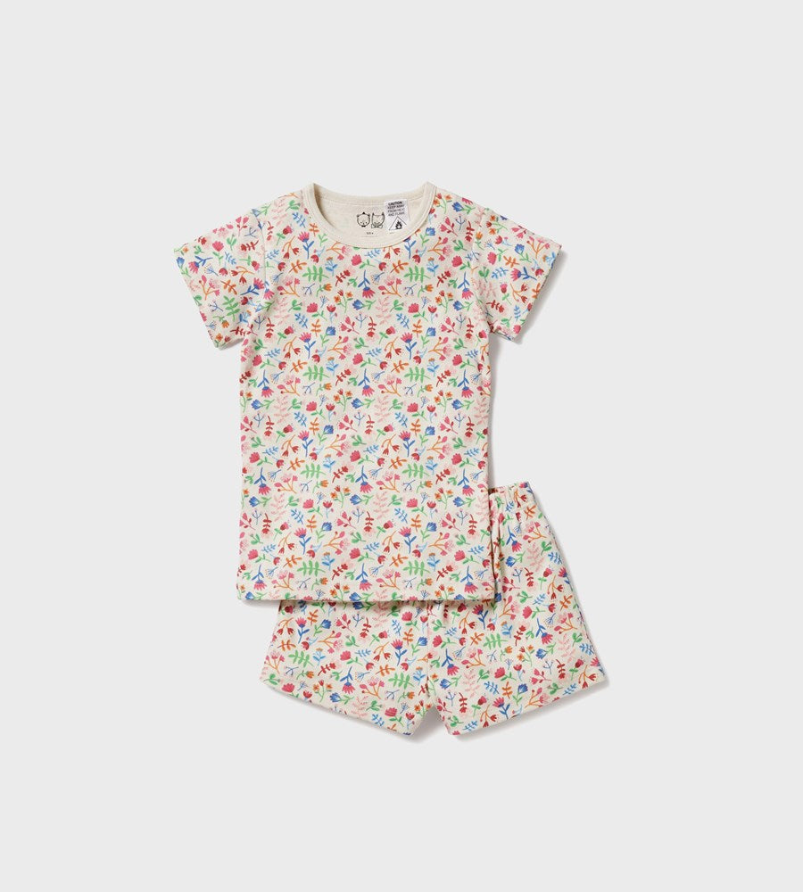 Wilson & Frenchy | Organic Short Sleeve Pyjamas | Tropical Garden