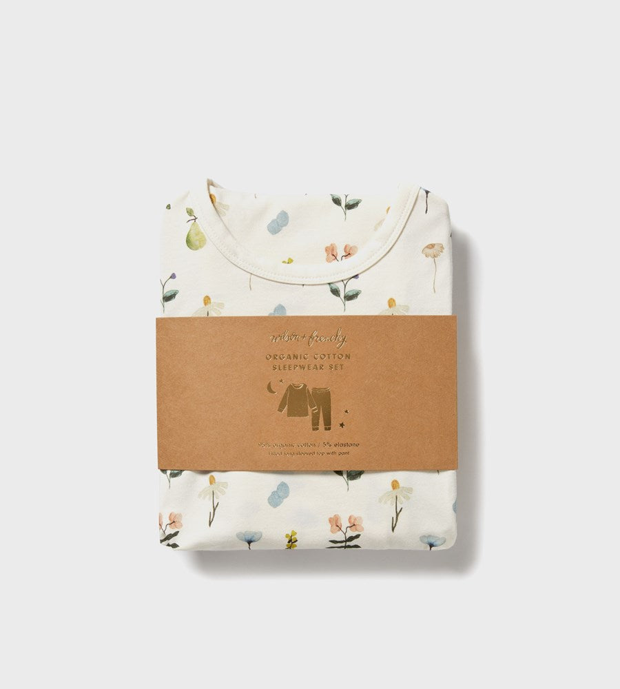 Wilson & Frenchy Petit Garden Organic Long Sleeved Pyjamas
