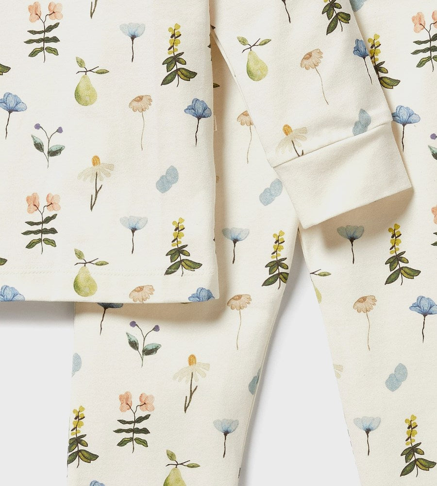 Wilson & Frenchy Petit Garden Organic Long Sleeved Pyjamas