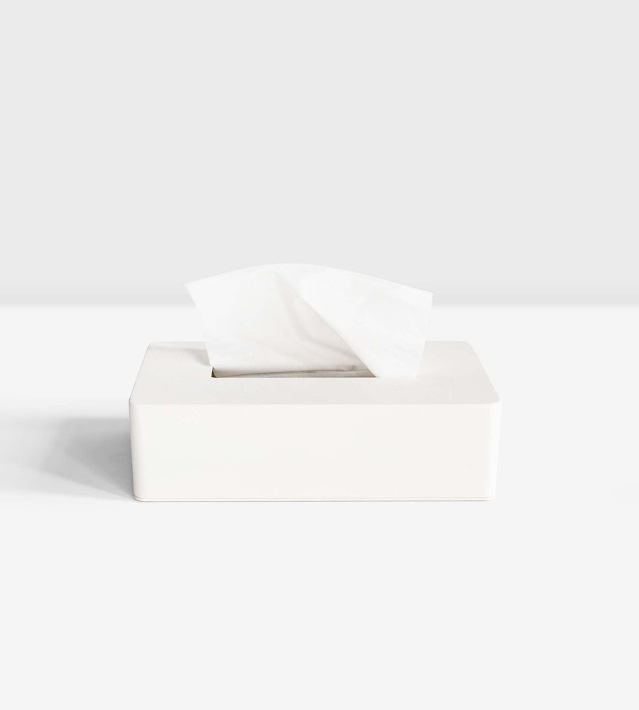 Tower Tissue Box Case White