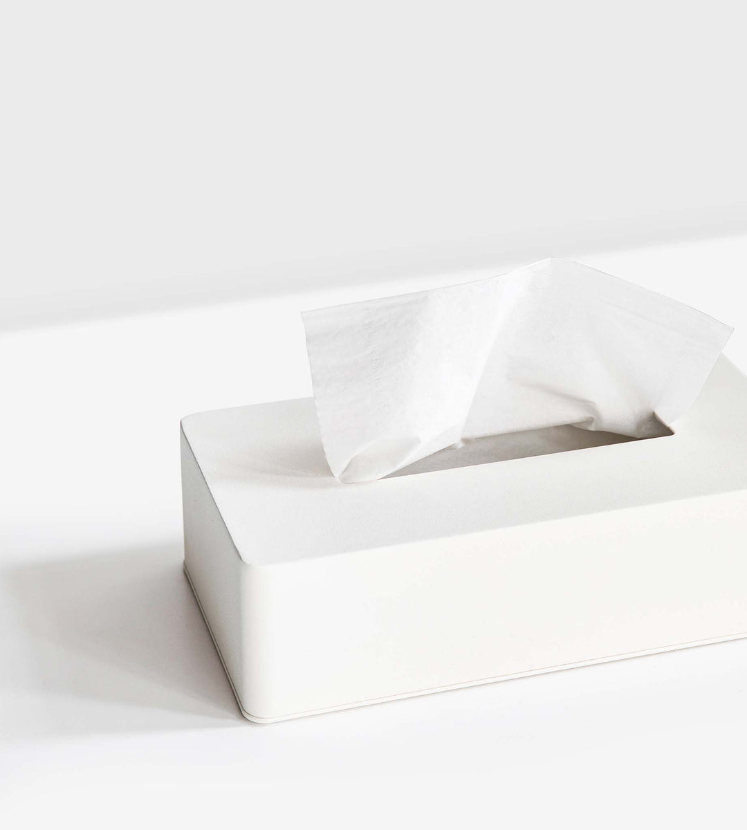 Yamazaki | Tower Tissue Box Case White