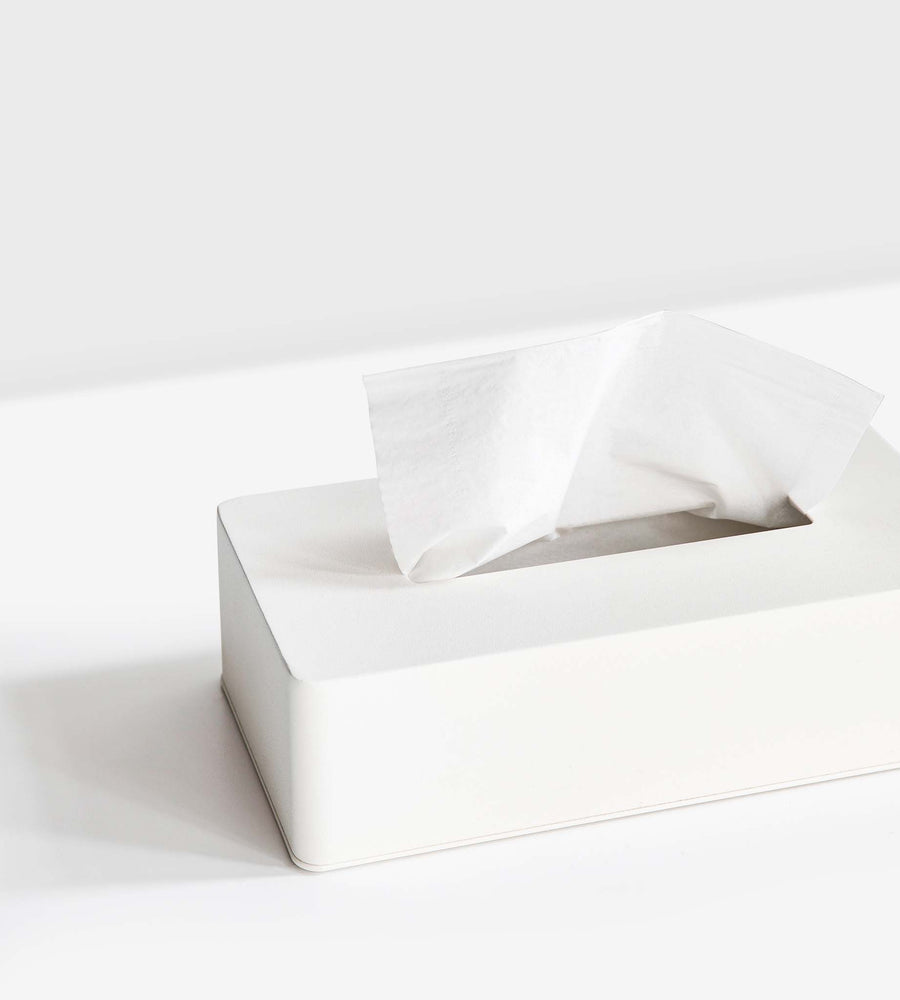 Tower Tissue Box Case White