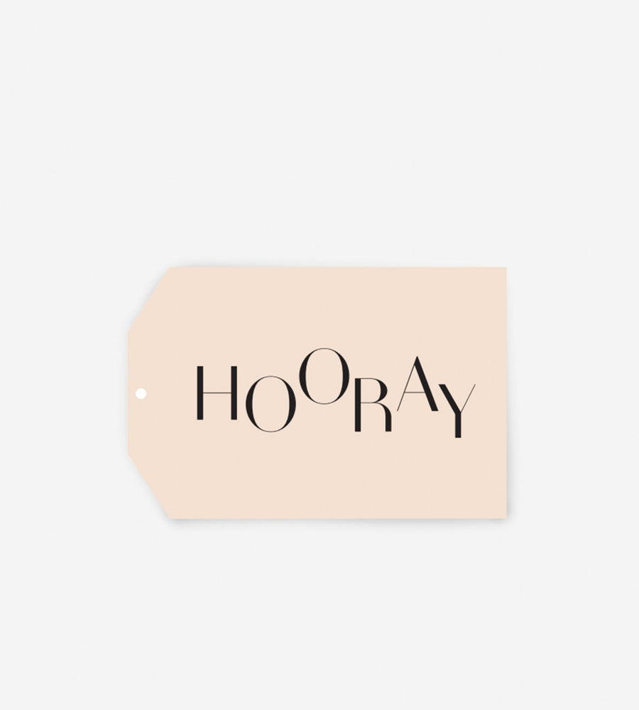Father Rabbit Stationery Gift Tag Hooray