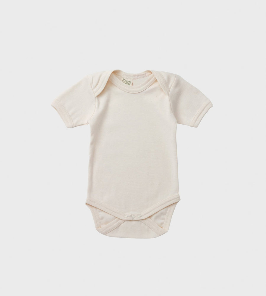 Nature Baby | Short Sleeve Bodysuit | Natural