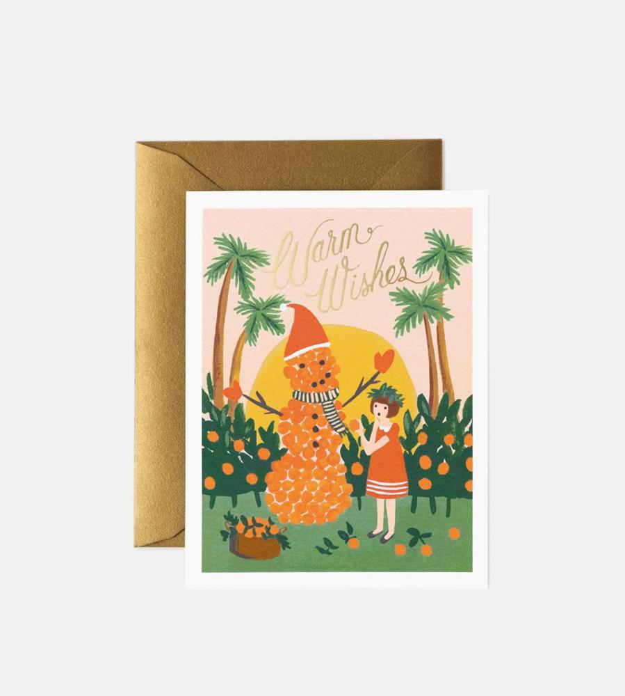 Rifle Paper Co. | Warm Wishes Snowman Card